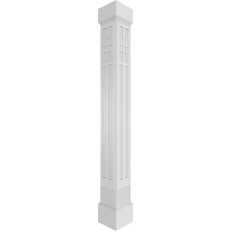 Ekena Millwork Craftsman Classic Square Non-Tapered San Antonio Mission Style Fretwork Column CC1209ENSADMIMI